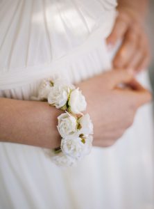bracelet de fleurs English garden marjorie Mariage à Périgueux